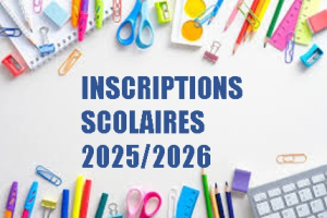 Ouverture des inscriptions scolaires