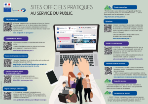 Sites officiels pratiques au service du public