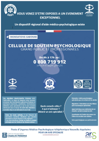 &Eacute;v&eacute;nements exceptionnels : cellule de soutien